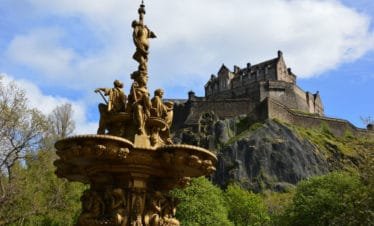 Edinburgh Castle Fountain