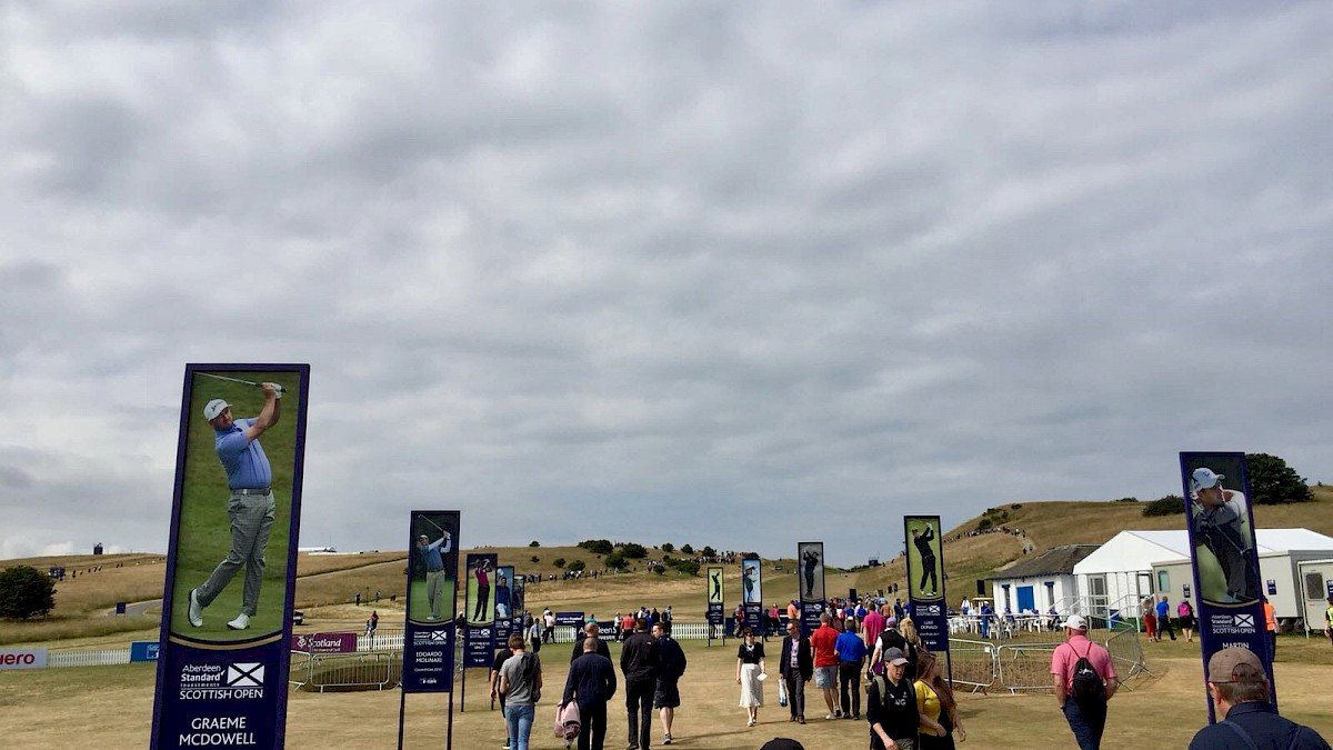 Entrance to the Scottish Open 2018
