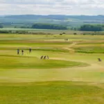 Golfers at Gullane Golf Club