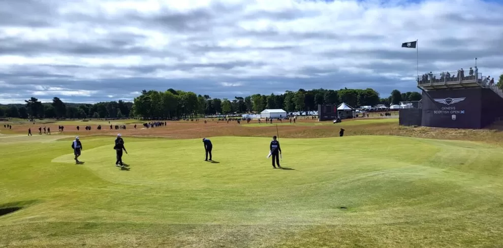 Golfers at The Genesis Scottish Open